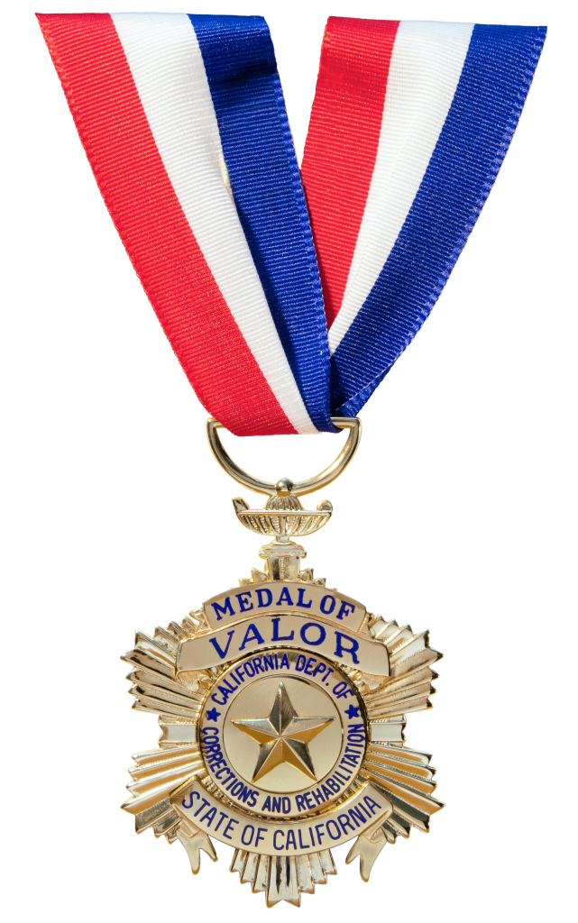 Medal of Valor with ribbon.