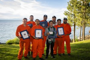 Eight incarcerated first to recieve forestry degrees.