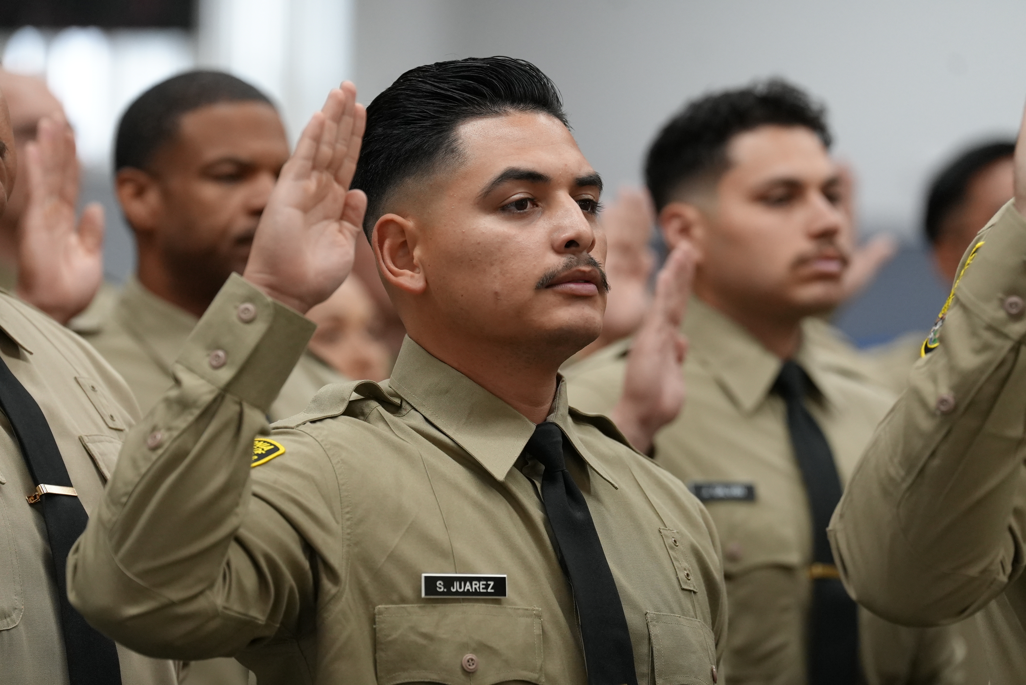 Cadets swearing in