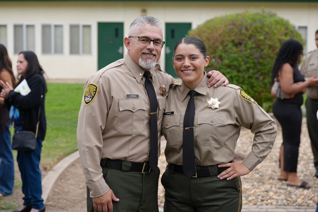 Cadet Isabella Espinoza and her father