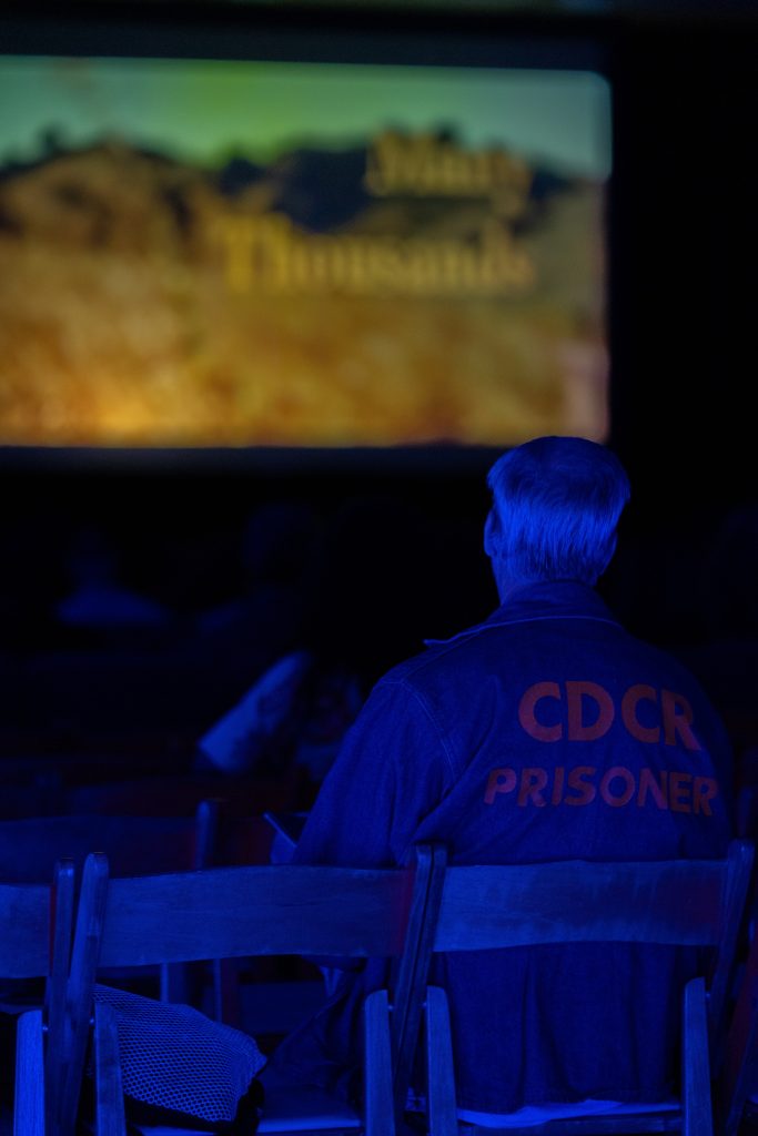 CDCR incarcerated person watching film