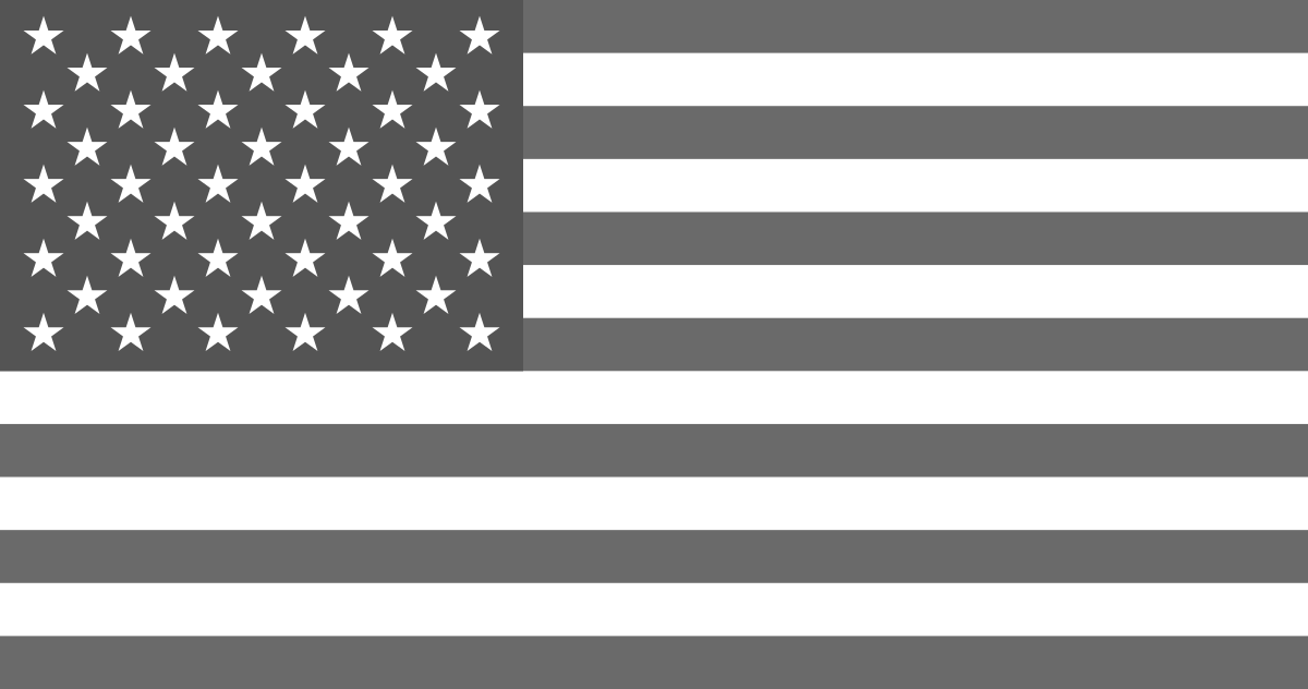 Full view of American flag