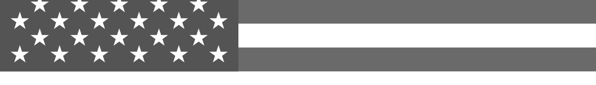 American flag folded lengthwise.