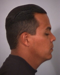 Side mugshot image of Steven Roy Rivera