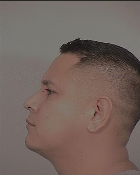 Side mugshot image of Jacob Mendoza Ibarra