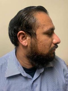 Side mugshot image of Esai  Valadez