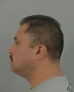 Side mugshot image of Jose Abel Gomez