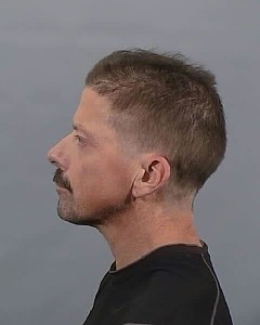 Side mugshot image of William Lee Pfistner