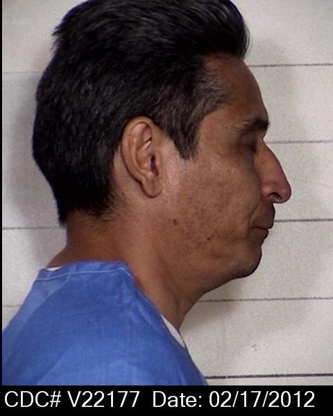 Side mugshot image of Matthew  Vargas