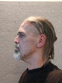 Side mugshot image of Jeffrey Dale Hilton