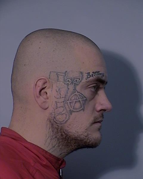 Side mugshot image of Randall Lee Collins