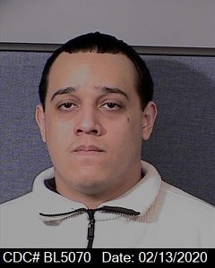 Front mugshot image of Aaron D Castro