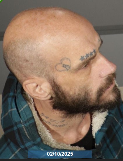 Side mugshot image of Clifford Dale Arnold