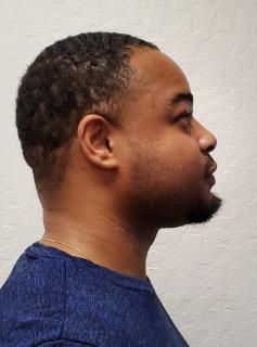 Side mugshot image of Romeo Rightous Hicks