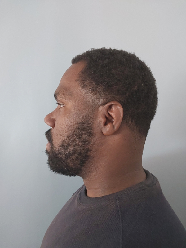 Side mugshot image of Demarr Randy Fleeton