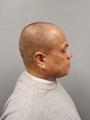 Side mugshot image of Michael Gilbert Trejo