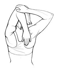 Example of a Triceps Stretch