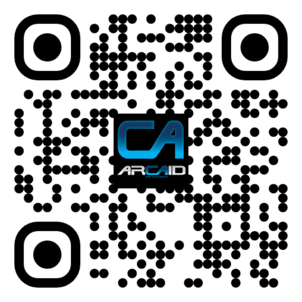 SCANABLE ARCAID QR CODE 2024
Leads to ARCAID webapp located at https://arcaid.mt.cdcr.ca.gov/