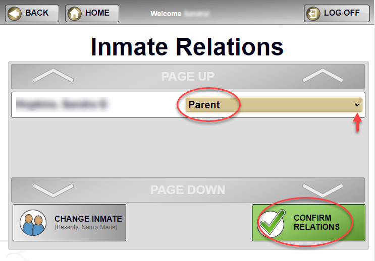 select inmate relations