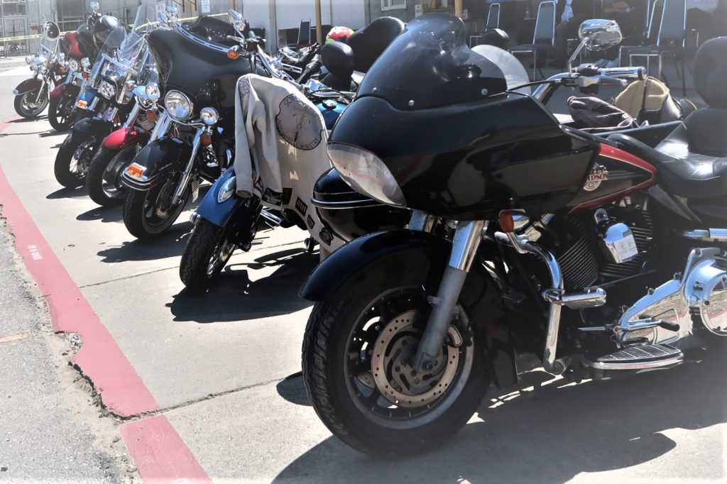 Motorcycles at CSP-Sacramento event