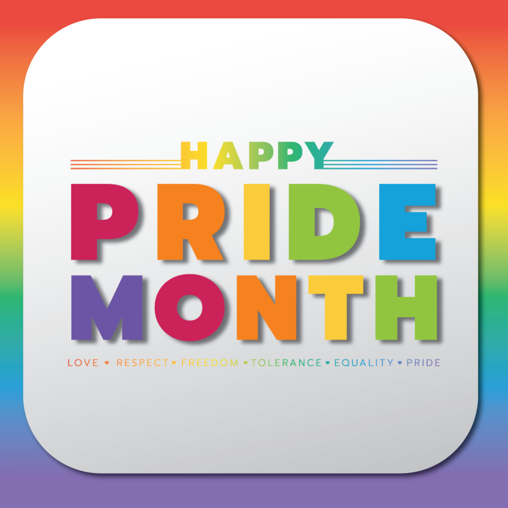 Happy Pride Month logo
