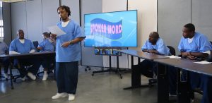 incarcerated at CMF performs spoken word