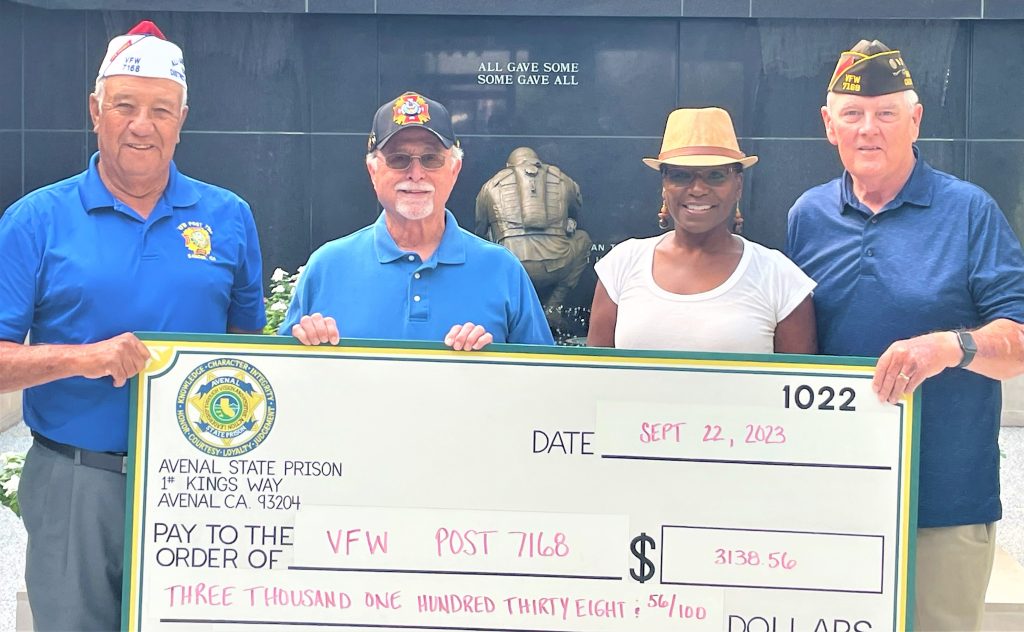 ASP donates check to Veterans