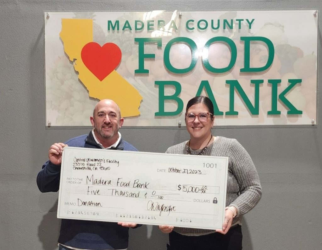 CCWF donates to food bank