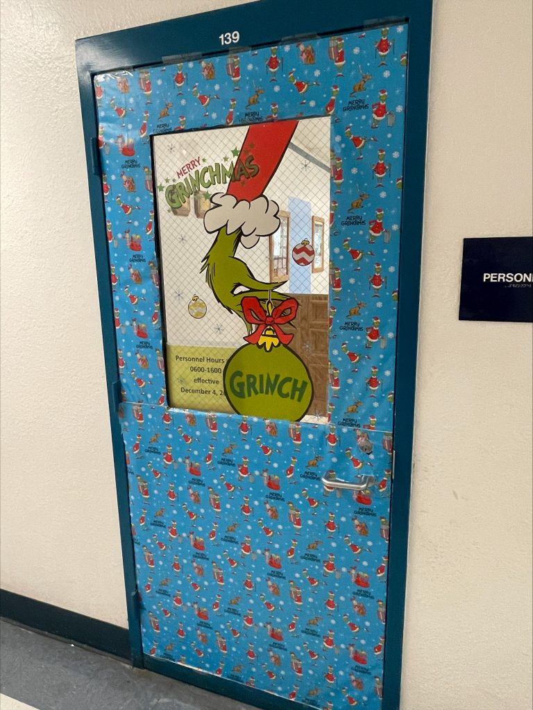 Grinch door at HDSP