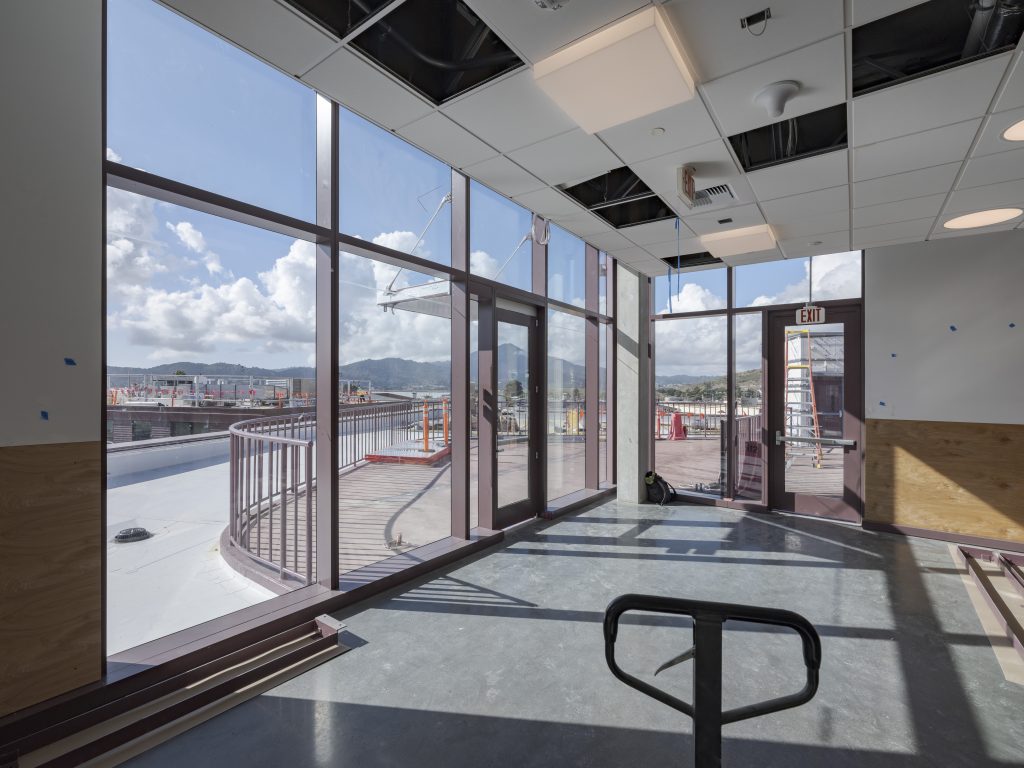 Photo of window looking out 