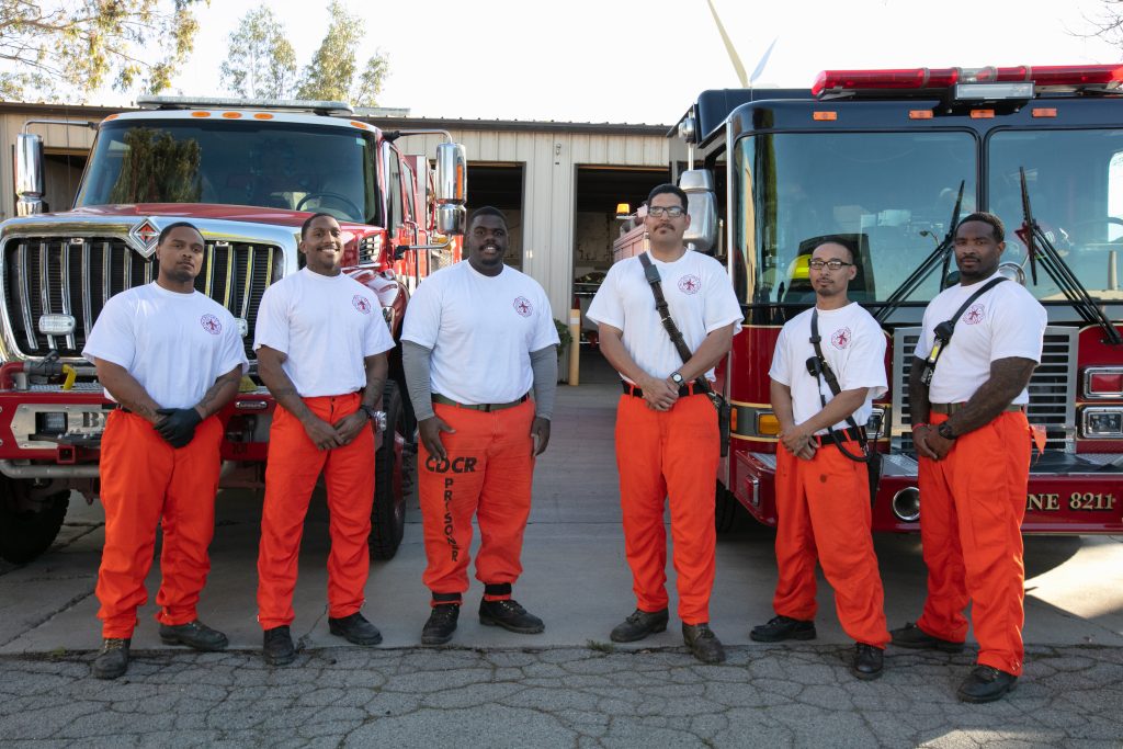 Incarcerated firefighters from CTF Soledad